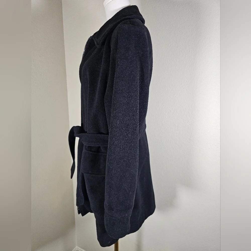 Talbots Petites Wool Cashmere Blend Winter Coat Size Medium - Picture 2 of 15